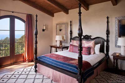  Moroccan Vacation Home Bedroom. Laguna Beach by Michael S. Smith Inc..
