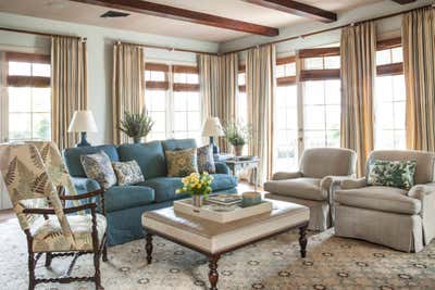 Traditional Family Home Living Room. California Colonial by Michael S. Smith Inc..