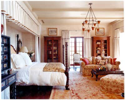  Traditional Family Home Bedroom. California Hideout by Michael S. Smith Inc..