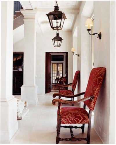  Traditional Family Home Patio and Deck. California Hideout by Michael S. Smith Inc..