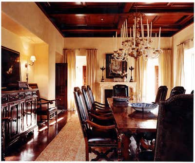  Traditional Family Home Dining Room. California Hideout by Michael S. Smith Inc..