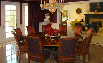  Traditional Family Home Dining Room. The Formal Sherwood Estate by Stephen Stone Designs.