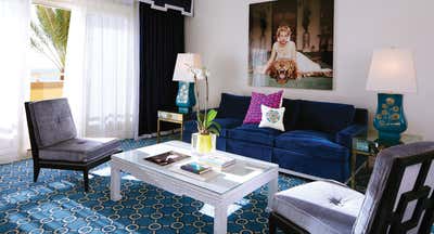  Coastal Hotel Living Room. Eau Palm Beach Resort & Spa by Jonathan Adler.