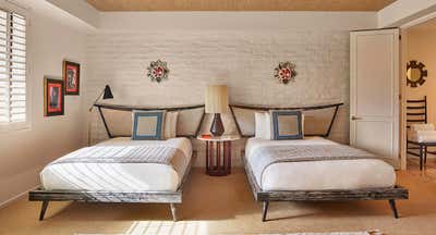  Coastal Eclectic Hotel Bedroom. The Parker Palm Springs by Jonathan Adler.