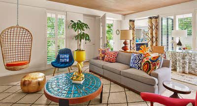  Eclectic Hotel Living Room. The Parker Palm Springs by Jonathan Adler.