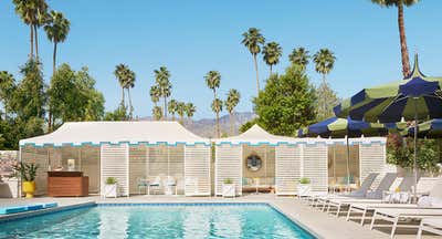  Hotel Patio and Deck. The Parker Palm Springs by Jonathan Adler.