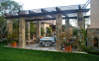  Mediterranean Country House Patio and Deck. Brentwood Country Estate by Stephen Stone Designs.