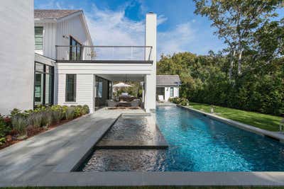  Eclectic Family Home Patio and Deck. East Hampton by Nicole Fuller Interiors.