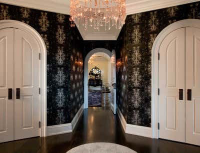  Contemporary Family Home Entry and Hall. Suffern Estate by Nicole Fuller Interiors.
