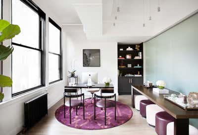 Contemporary Meeting Room. Kimora Lee Simmons Offices by Nicole Fuller Interiors.