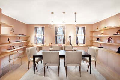  Contemporary Office Workspace. Gianvito Rossi Showroom by Nicole Fuller Interiors.