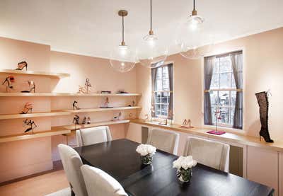  Contemporary Office Workspace. Gianvito Rossi Showroom by Nicole Fuller Interiors.