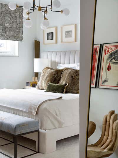  Eclectic Apartment Bedroom. Meatpacking District Loft by Jessica Schuster Interior Design.