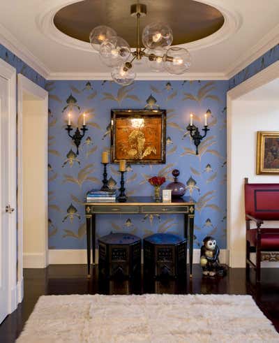  Eclectic Apartment Entry and Hall. Shanhope Residence by Nicole Fuller Interiors.