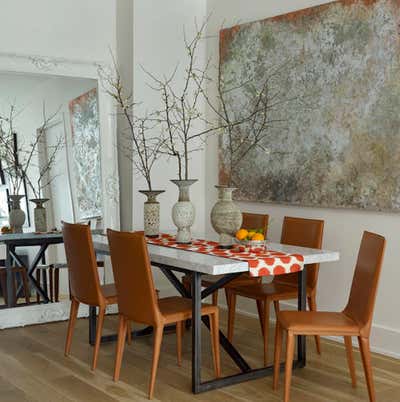  Western Apartment Dining Room. NoHo Residence by Jessica Schuster Interior Design.