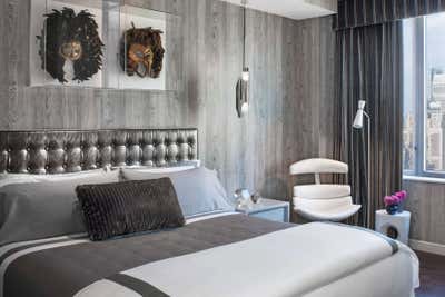  Eclectic Apartment Bedroom. Gleit Residence by Nicole Fuller Interiors.