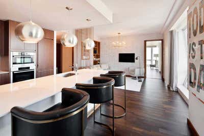 Contemporary Hotel Kitchen. The Setai Hotel by Nicole Fuller Interiors.