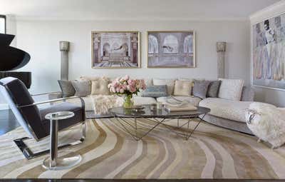  Regency Living Room. Columbus Circle Pied-à-terre by Jessica Schuster Interior Design.
