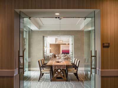  Contemporary Hotel Dining Room. Boston Hospitality Building by Jessica Schuster Interior Design.
