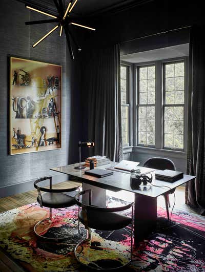  Modern Family Home Office and Study. Russian Hill Townhouse by NICOLEHOLLIS.