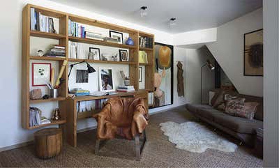  Rustic Family Home Office and Study. Lechner House by Studio Shamshiri.
