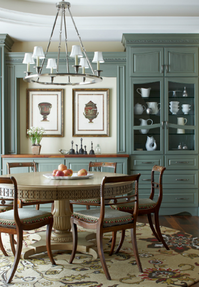 French Country House Dining Room. French Country by Comstock Design.