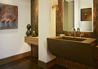  Rustic Family Home Bathroom. Contemporary in Cherry Hills by Comstock Design.