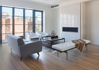  Minimalist Apartment Living Room.  1 Hanson Street by Georgantas Design + Development.