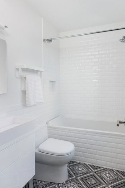  Contemporary Apartment Bathroom.  1 Hanson Street by Georgantas Design + Development.