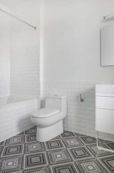  Contemporary Apartment Bathroom.  1 Hanson Street by Georgantas Design + Development.