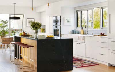  Eclectic Family Home Kitchen. Los Feliz Hills by Carter Design.