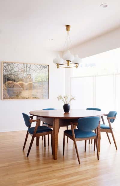  Mid-Century Modern Country House Dining Room. Beachwood Canyon by Carter Design.