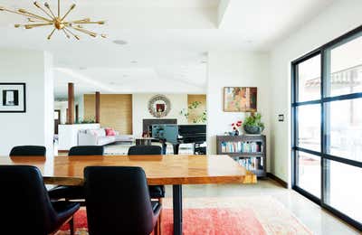  Mid-Century Modern Apartment Living Room. Hollywood Hills by Carter Design.