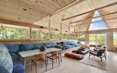 Coastal Mid-Century Modern Vacation Home Open Plan. Andrew Geller House by All Things Dirt.