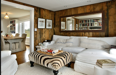  Eclectic Vacation Home Living Room. Hamptons Beach House by All Things Dirt.