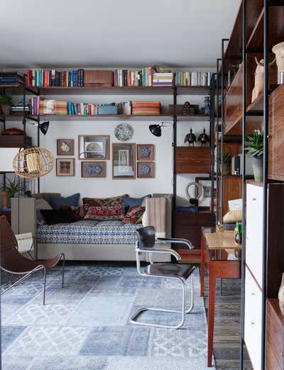  Eclectic Family Home Office and Study. Little Venice Townhouse by Hubert Zandberg Interiors.