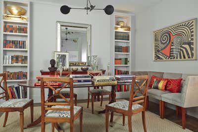  Eclectic Apartment Dining Room. Riverside Drive - Classic Seven by Alexander Doherty Design.