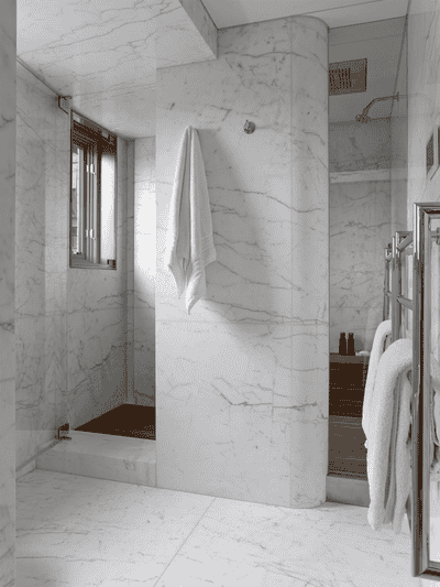  Contemporary Apartment Bathroom. Fifth Avenue, New York by Bryan O'Sullivan Studio.