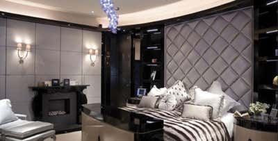  Hollywood Regency Family Home Bedroom. Mayfair Penthouse by Lexington W Holdings.
