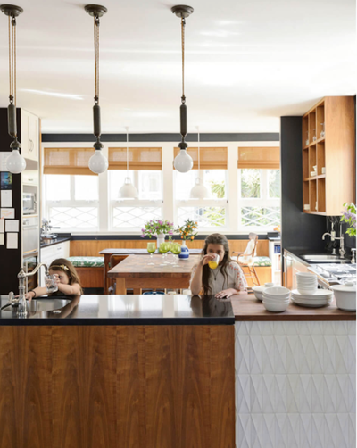  Modern Family Home Kitchen. San Francisco | Modern Bohemian by Maca Huneeus Design.