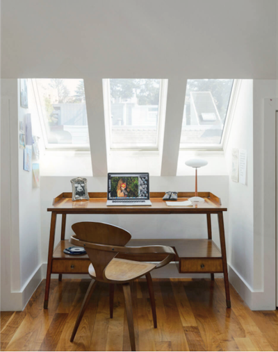  Modern Family Home Office and Study. San Francisco | Modern Bohemian by Maca Huneeus Design.