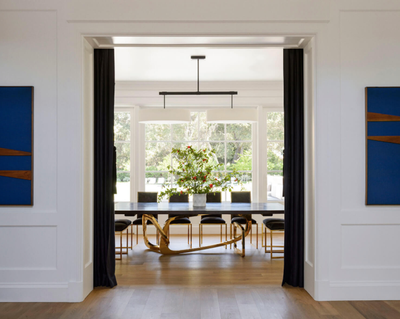  Contemporary Family Home Dining Room. Atherton | Effortless Luxe by Maca Huneeus Design.