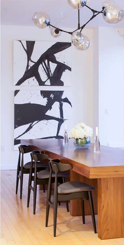  Contemporary Apartment Dining Room. Wooster by Area Interior Design.