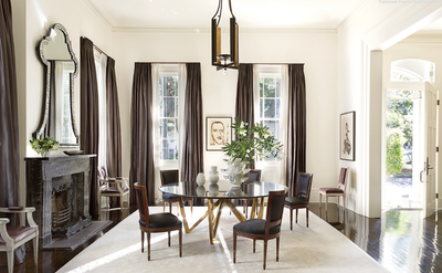  Eclectic Family Home Dining Room. Esplanade Avenue by Lee Ledbetter and Associates.