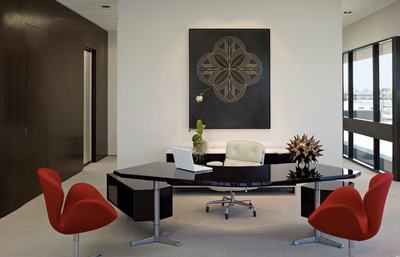  Contemporary Office Workspace. Corporate Office by Lee Ledbetter and Associates.