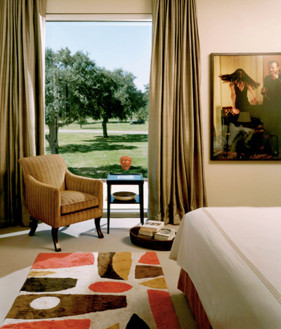  French Family Home Bedroom. Lake Pontchartrain by Lee Ledbetter and Associates.