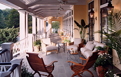  Traditional Family Home Patio and Deck. Bayou DeSiard by Lee Ledbetter and Associates.