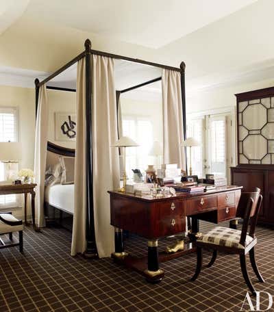  Transitional Family Home Bedroom. Houston Residence by J. Randall Powers Interior Decoration.