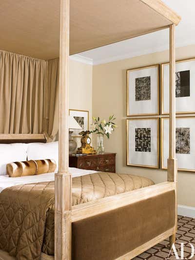  Transitional Family Home Bedroom. Houston Residence by J. Randall Powers Interior Decoration.