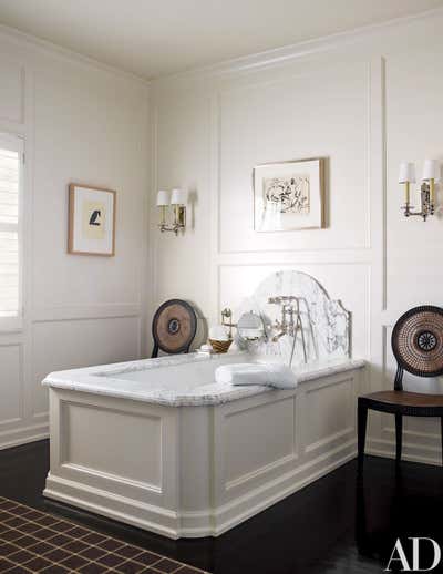  Transitional Family Home Bathroom. Houston Residence by J. Randall Powers Interior Decoration.